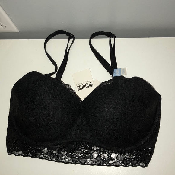 PINK VS push up black bra size small - Picture 1 of 4